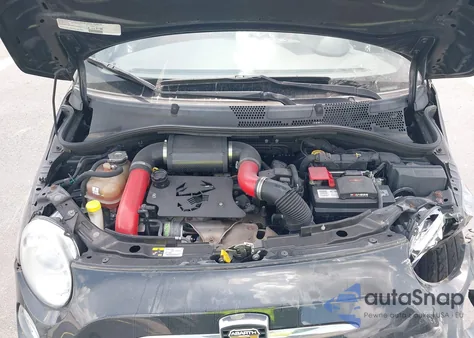 2012 Fiat 500 Abarth из США, поврежденный, VIN 3C3CFFFH6CT351907